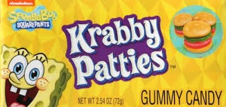 SpongeBob Squarepants Krabby Patties Gummy Candy 72 g