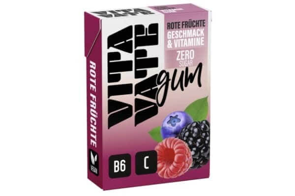 Vitavate Kaugummi Rote Früchte 28,5 g