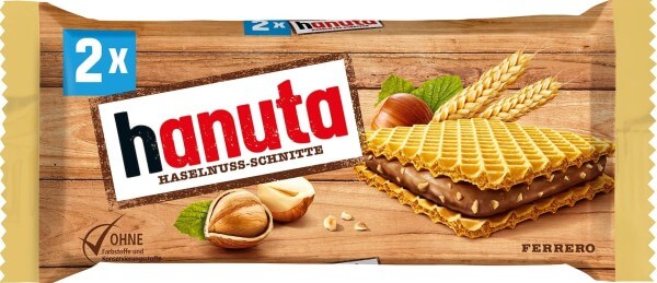 Hanuta Haselnuss-Schnitte 2er 44 g