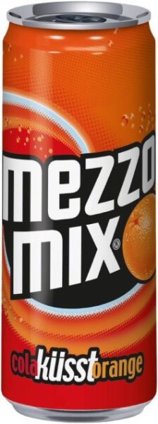 Mezzo Mix Cola-Orangenlimonade 330ml