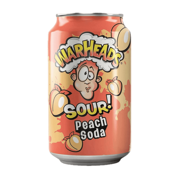 Warheads Soda Sour Peach 355 ml