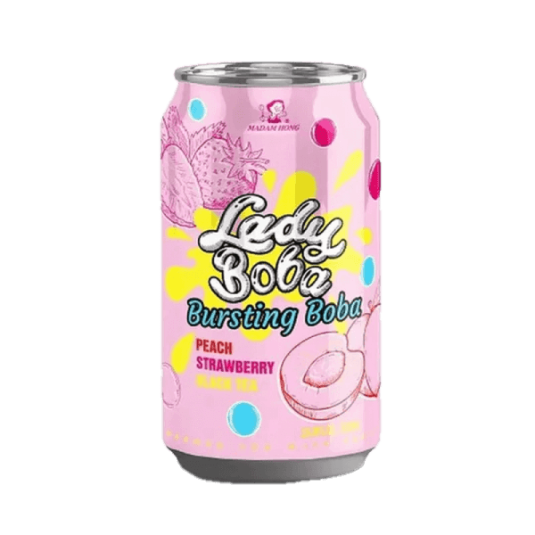 Lady Boba Peach Strawberry 320 ml