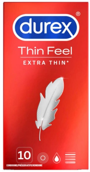 Durex Thin Feel Extra Thin - 10 Stk.