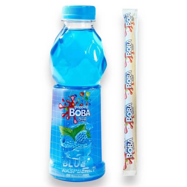 Popping Boba Drink Blue Raspberry 500 ml PET