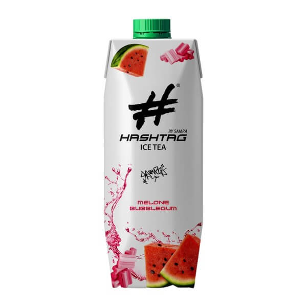 Hashtag Ice Tea Melone Bubblegum 0,5l l Tr