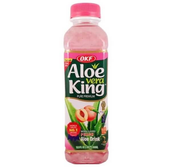 OKF Aloe Vera Drink Peach 500 ml PET