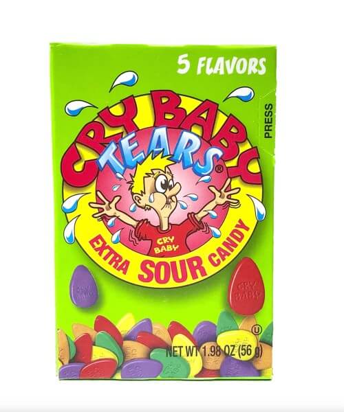 Cry Baby Tears Sour Candy 5 Flavor 56 g