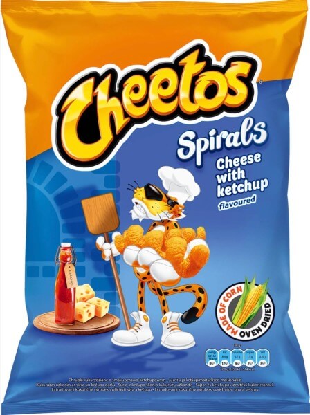 Cheetos Cheese Ketchup Spirals 80 g