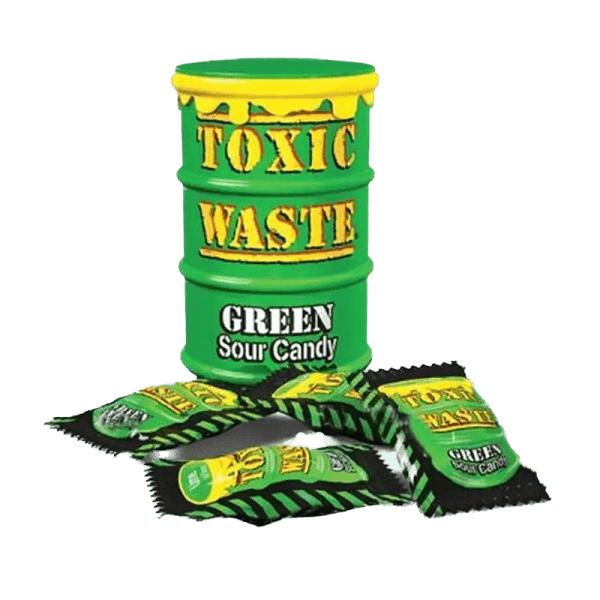 Toxic Waste Green Sour Candy 42 g