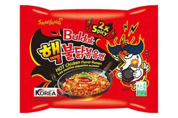 Buldak 2x Spicy Hot Chicken 140 g