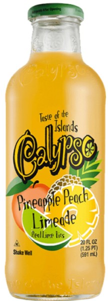 Calypso Pineapple Peach Lemonade 473ml