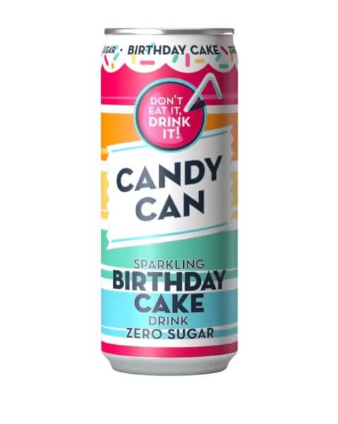 Candy Can Sparkling Birthday Cake 330 ml