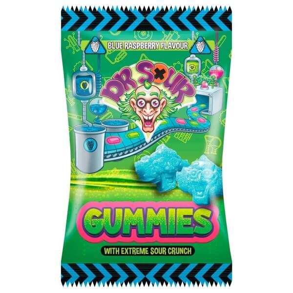 Dr. Sour Gummies Blue Raspberry 200 g