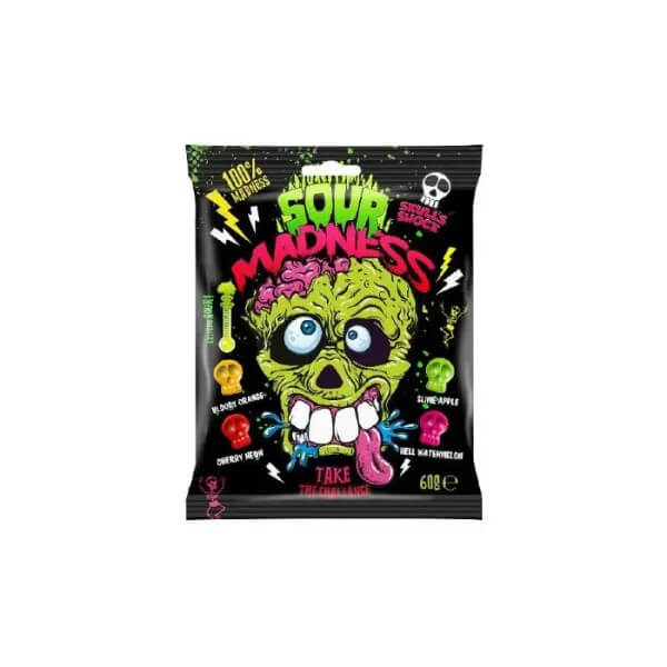 Sour Madness Hard Candy 60g