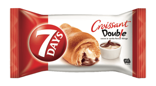 7 Days Croissant Double Cocoa & Vanilla 60 g