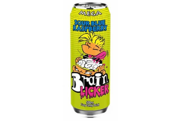 Mega Brain Licker Sour Blue raspberry 500 ml DS