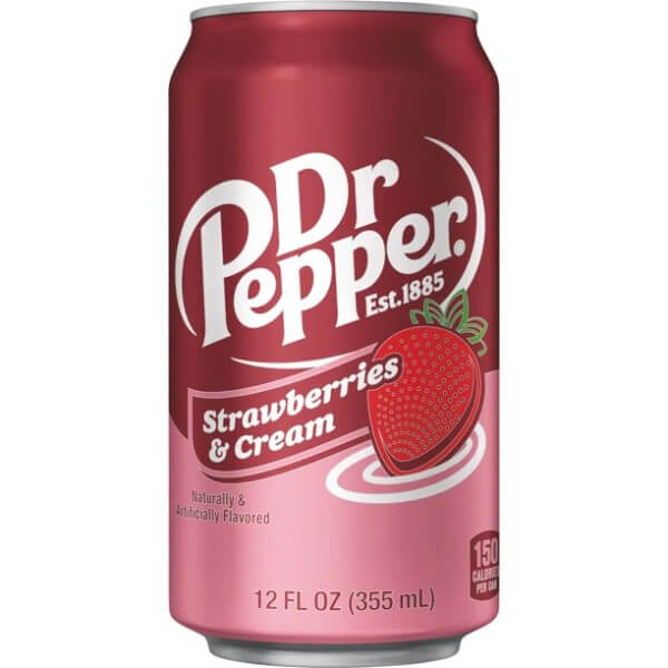 Dr Pepper Strawberries Cream 355 ml DS