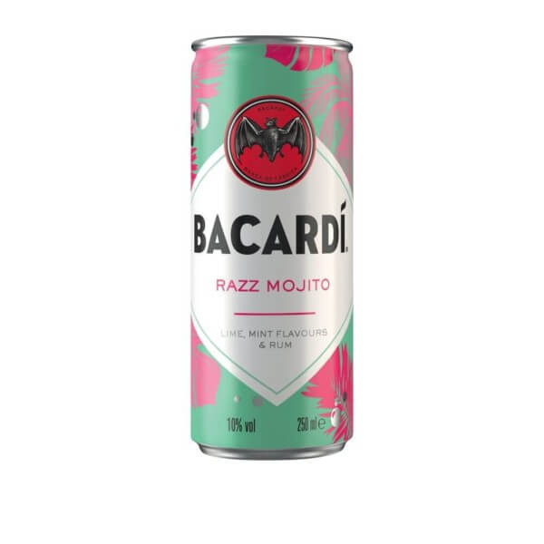 Bacardi Razz Mojito Slim 10% 025l