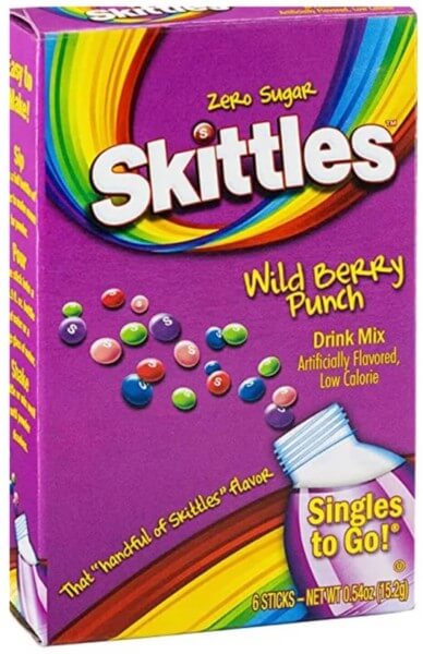 Skittles Drink Mix - Wild Berry Punch 3 g