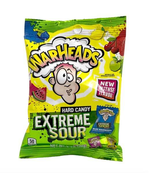 Warheads Extreme Sour Hard Candy 56 g