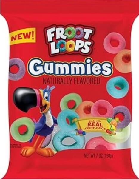 Kellogg ́s Froot Loops Gummies 113 g