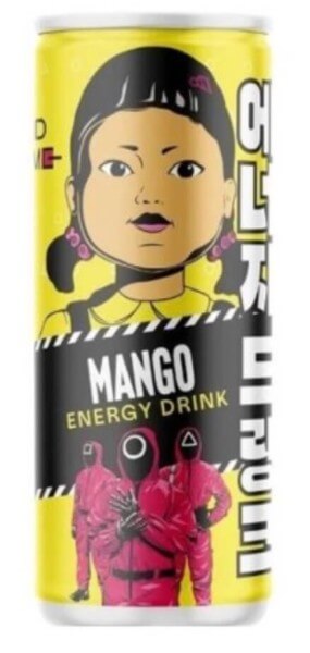 SQUID GAME Energy Drink Mango 250 ml