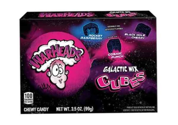 Warheads LGalactic Mix Cubes 99g