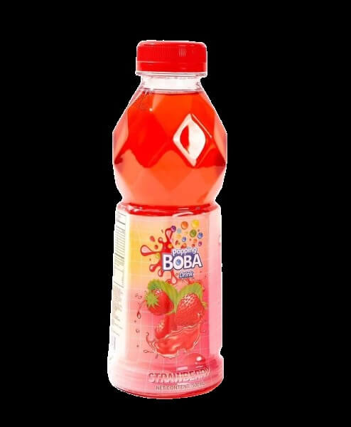 Popping Boba Drink Strawberry 500 ml PET