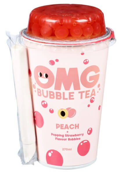 OMG Bubble Tea Peach 270 ml