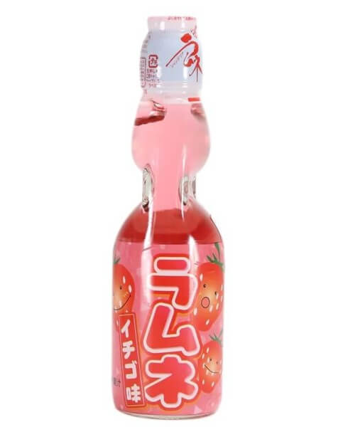 Hata Kosen Ramune Strawberry 200 ml