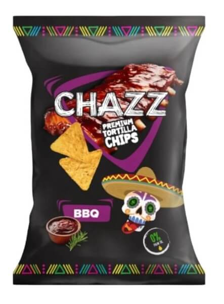 CHAZZ Tortillachips - BBQ 100 g