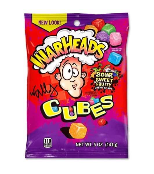 Warheads Chewy Cubes 113 g